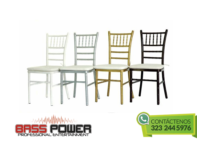 Alquiler de Sillas Tiffany en Medellin
